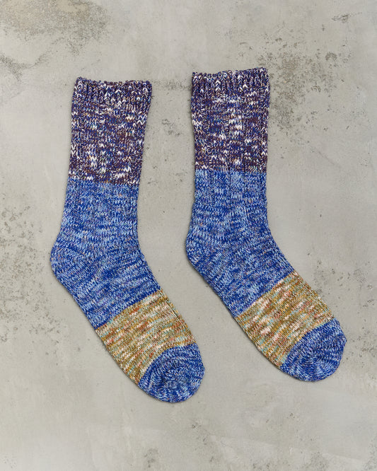 Kapital 56 Yarn Grandrelle Gogh Stretch Socks, Blue