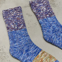 Kapital 56 Yarn Grandrelle Gogh Stretch Socks, Blue