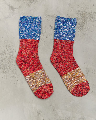 Kapital 56 Yarn Grandrelle Gogh Stretch Socks, Red