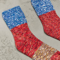 Kapital 56 Yarn Grandrelle Gogh Stretch Socks, Red