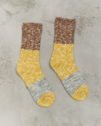 Kapital 56 Yarn Grandrelle Gogh Stretch Socks, Yellow