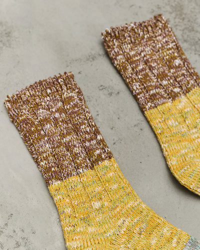 Kapital 56 Yarn Grandrelle Gogh Stretch Socks, Yellow