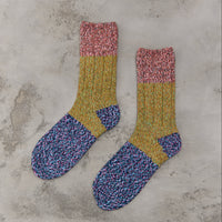 Kapital 56 Yarns Grandrelle Gogh Socks, Purplenavy