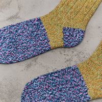 Kapital 56 Yarns Grandrelle Gogh Socks, Purplenavy