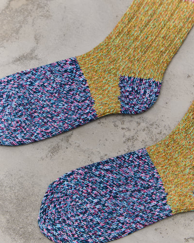 Kapital 56 Yarns Grandrelle Gogh Socks, Purplenavy