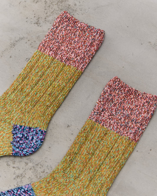 Kapital 56 Yarns Grandrelle Gogh Socks, Purplenavy