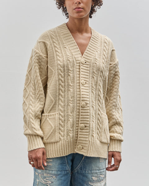 カーディガン VOIEBIT V176 Wave Wool Knit Cardigan Cream V176 MUSINSA | VOIEBIT V176 Wave Wool Knit Cardigan (Cream)