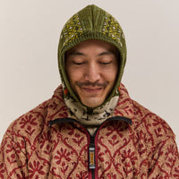 Kapital 5G Wool Polar Bear Balaclava, Green