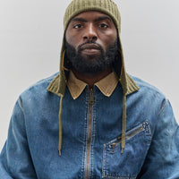 Kapital 5G Wool Rainbowy Gale Cap Short, Khaki