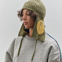 Kapital 5G Wool Rainbowy Gale Cap Short, Khaki