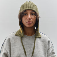 Kapital 5G Wool Rainbowy Gale Cap Short, Khaki