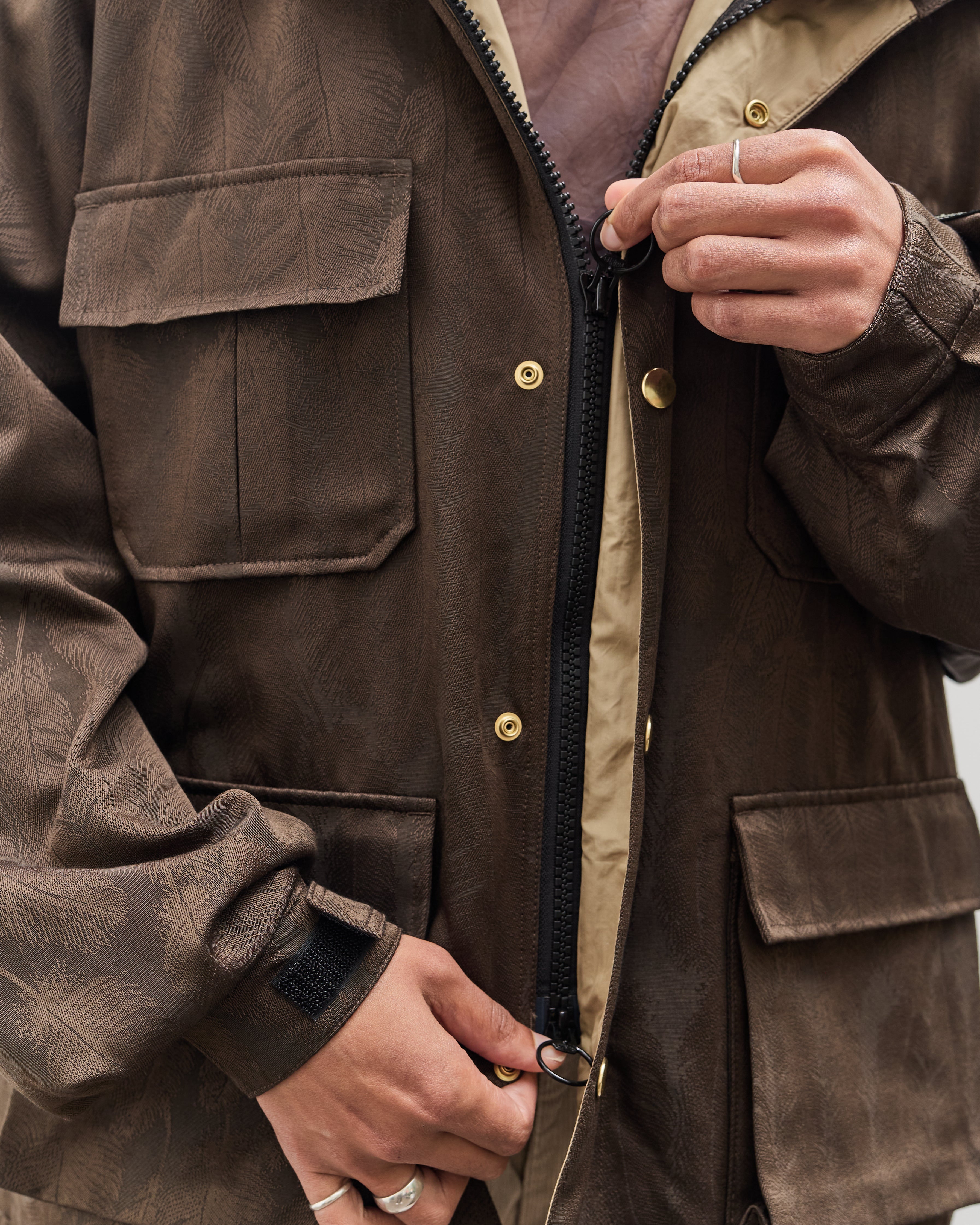 Kapital 60/40 Cloth MAGPIE Mountain Parka, Dark Brown – Glasswing