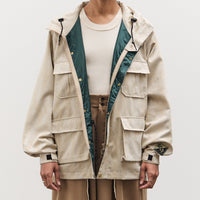 Kapital 60/40 Cloth MAGPIE Mountain Parka, Ecru