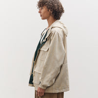 Kapital 60/40 Cloth MAGPIE Mountain Parka, Ecru