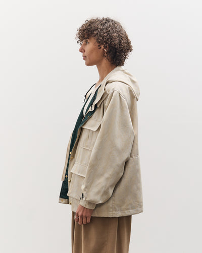 Kapital 60/40 Cloth MAGPIE Mountain Parka, Ecru