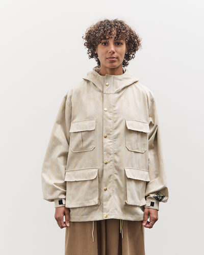 Kapital 60/40 Cloth MAGPIE Mountain Parka, Ecru