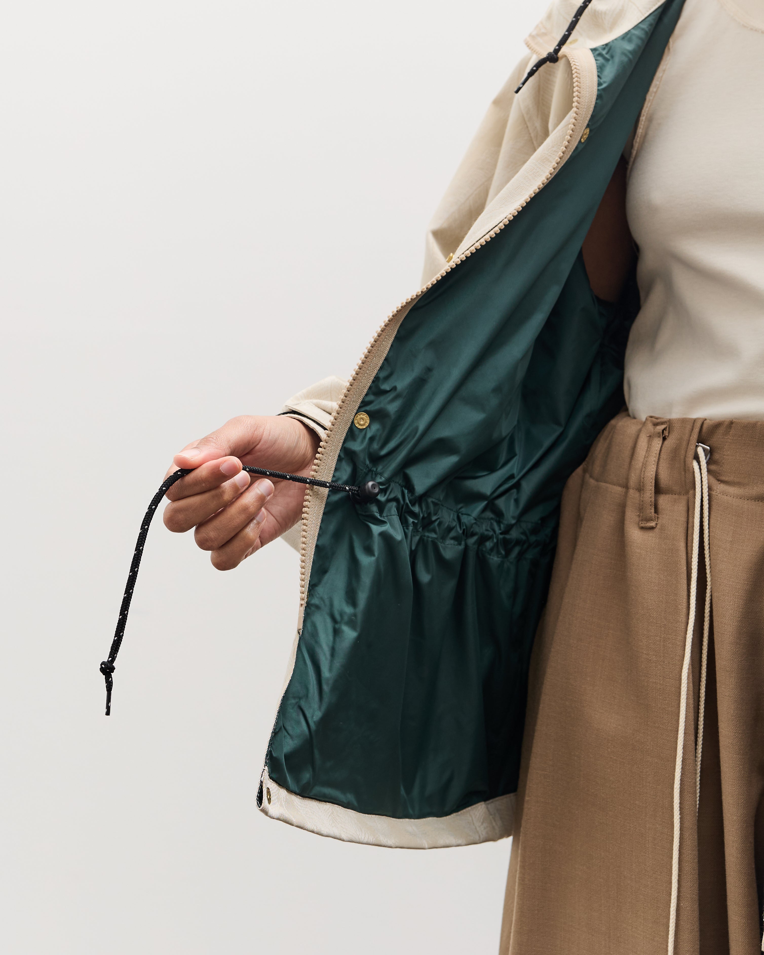 Kapital 60/40 Cloth MAGPIE Mountain Parka, Ecru – Glasswing