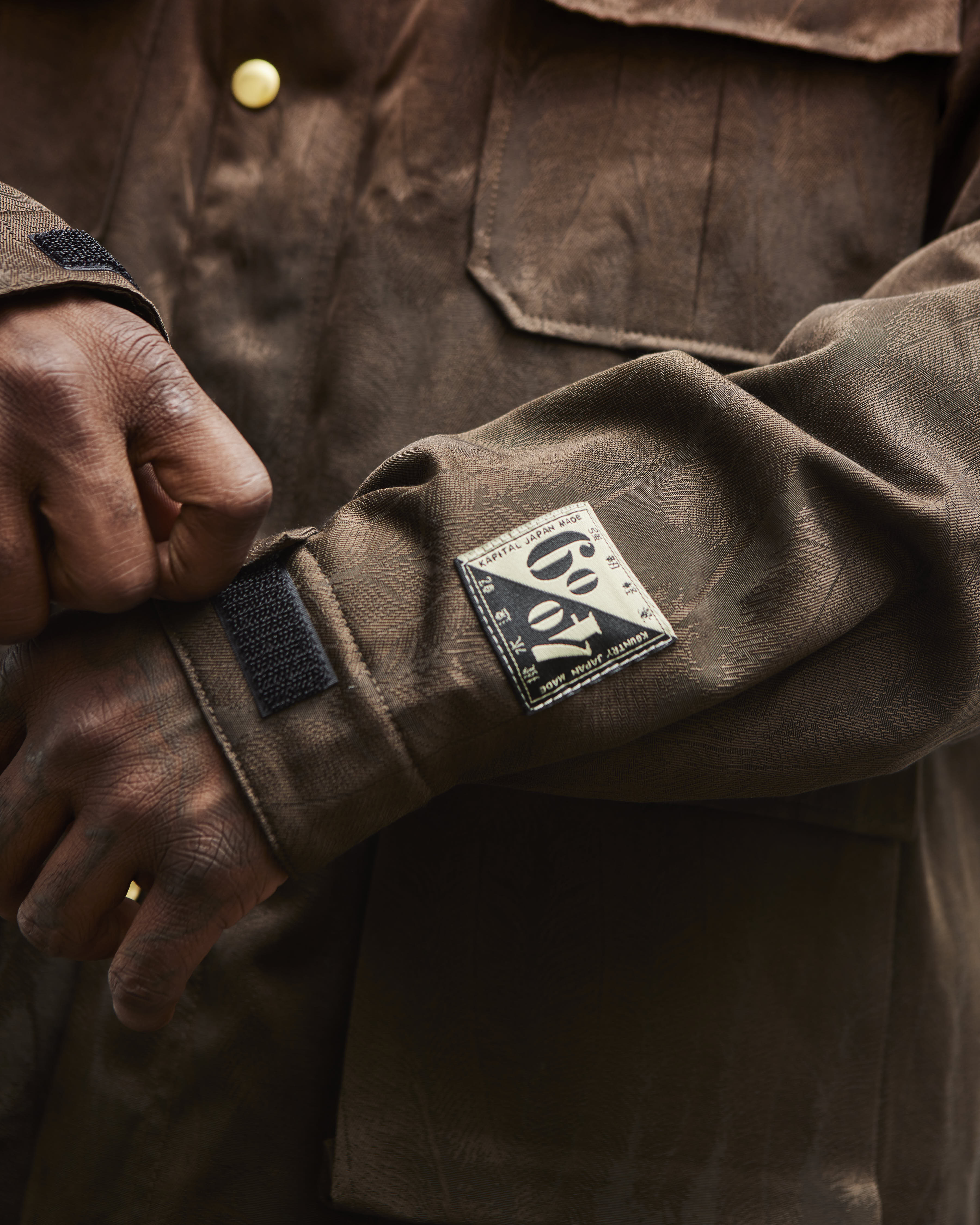 Kapital Unisex 60/40 Cloth MAGPIE Mountain Parka, Dark Brown