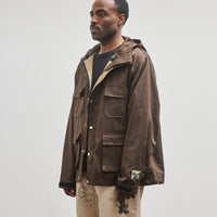 Kapital Unisex 60/40 Cloth MAGPIE Mountain Parka, Dark Brown