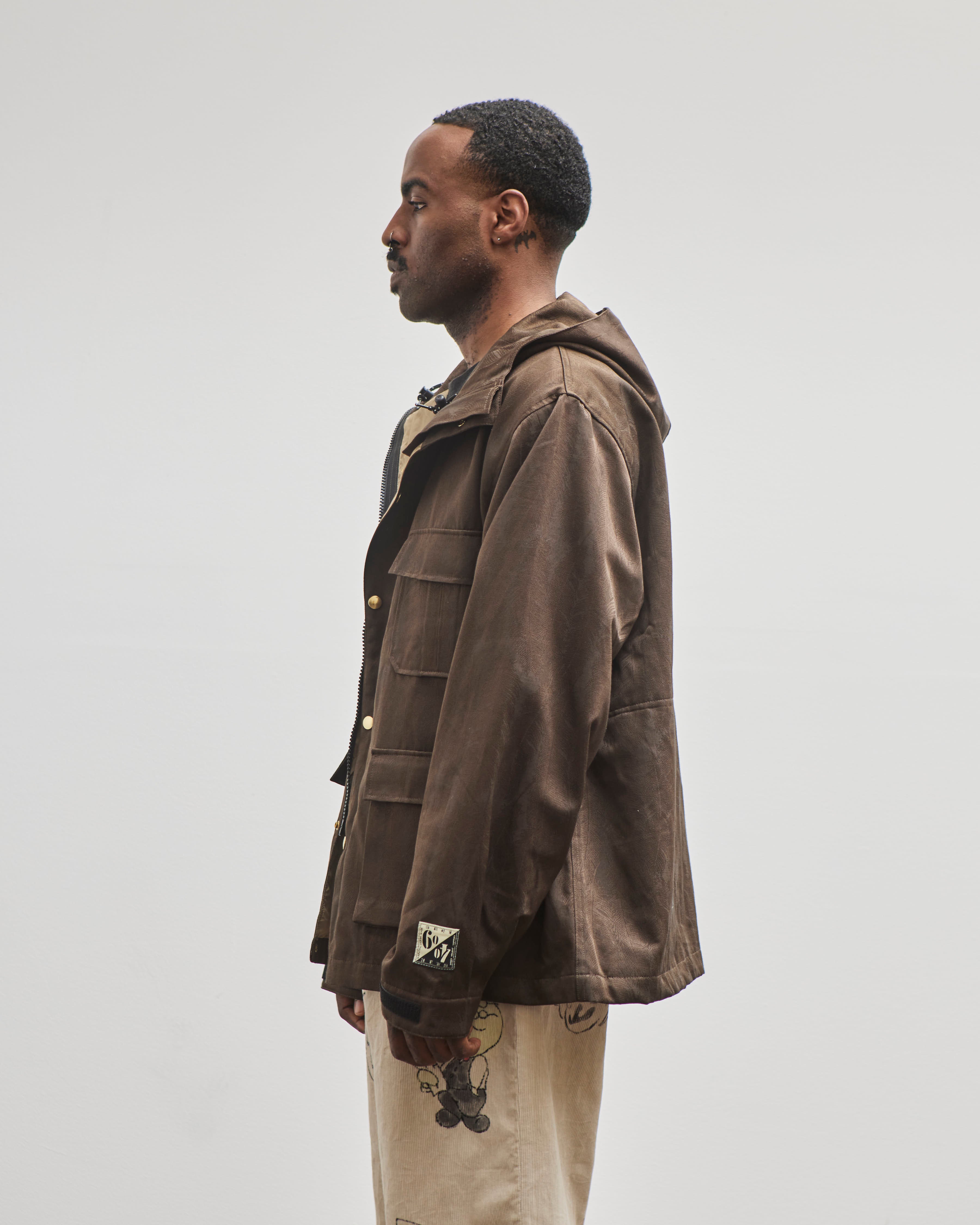 Kapital Unisex 60/40 Cloth MAGPIE Mountain Parka, Dark Brown