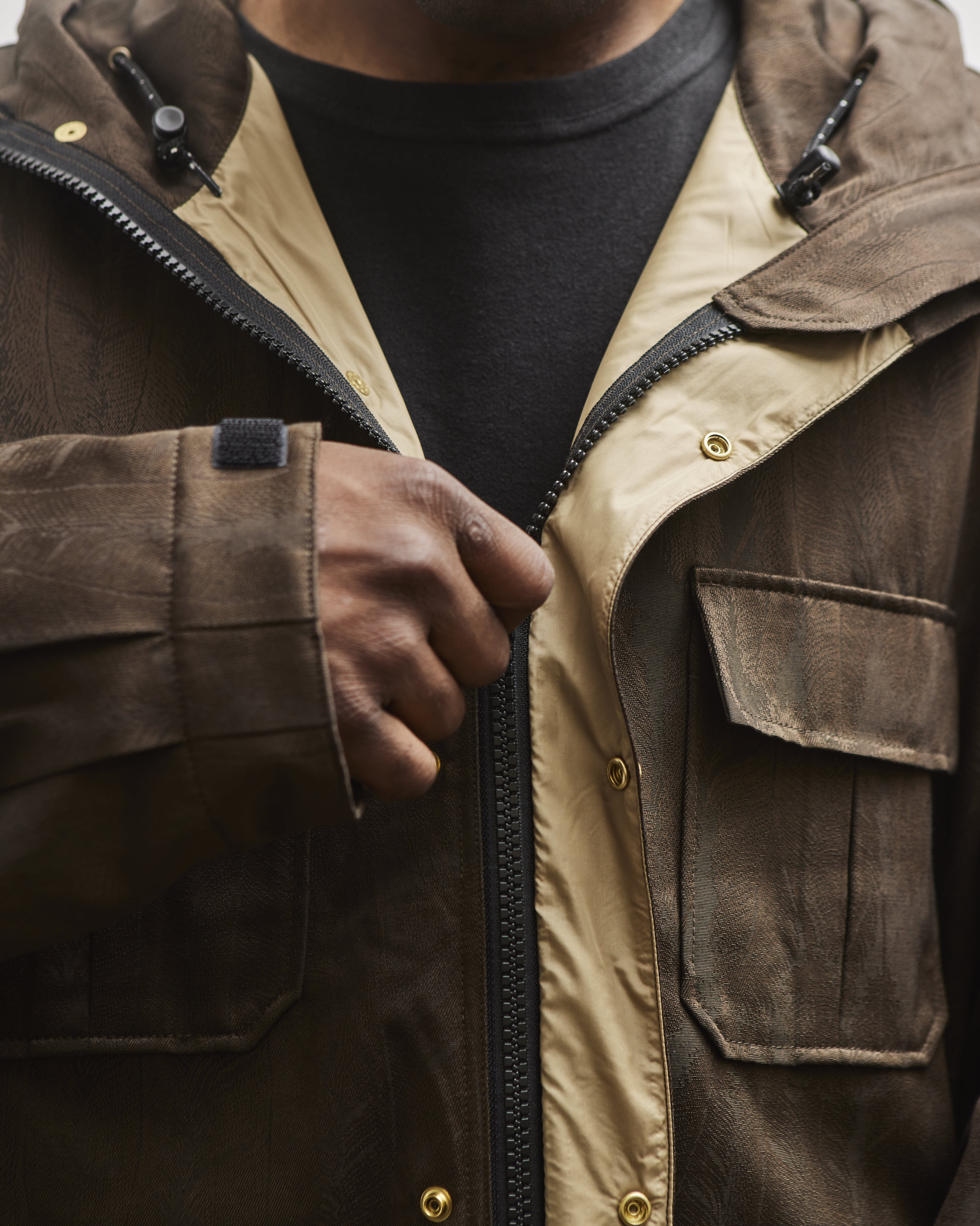 Kapital Unisex 60/40 Cloth MAGPIE Mountain Parka, Dark Brown