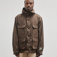 Kapital Unisex 60/40 Cloth MAGPIE Mountain Parka, Dark Brown