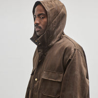 Kapital Unisex 60/40 Cloth MAGPIE Mountain Parka, Dark Brown