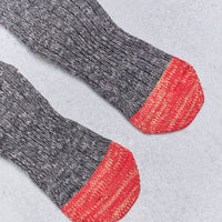 Kapital 60 Yarns Grandrelle Ivy Smilie Socks, Gray