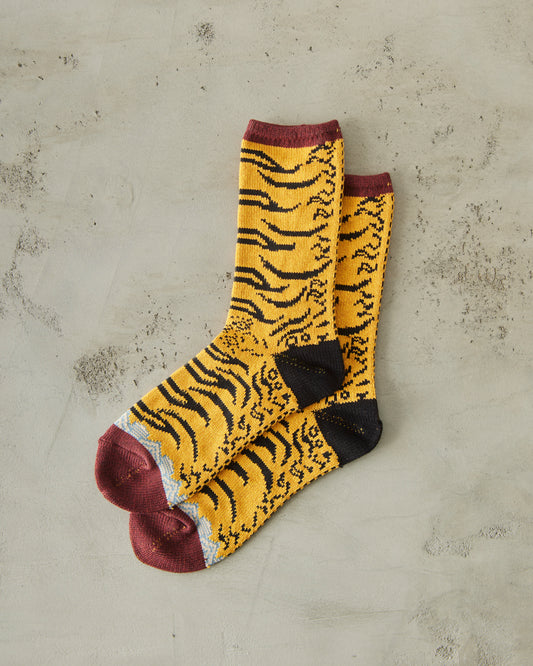 Kapital 84 Yarns Nepal Tiger Socks, Yellow