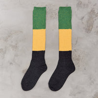 Kapital 96 Yarns RASTA SKATERS Knee-High Socks, Black