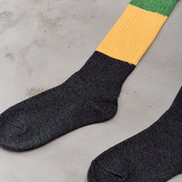 Kapital 96 Yarns RASTA SKATERS Knee-High Socks, Black