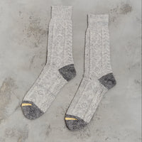 Kapital 96 Yarns Jacquard Kuba Socks, Grey