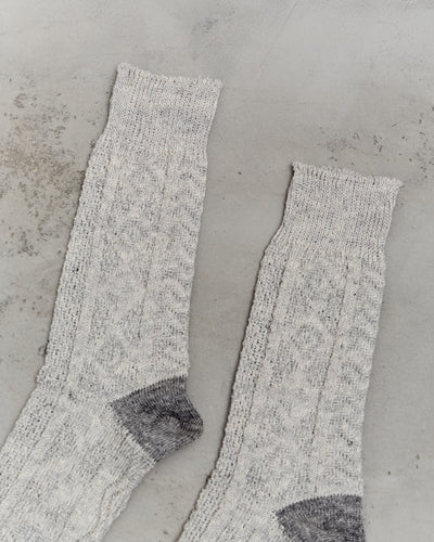 Kapital 96 Yarns Jacquard Kuba Socks, Grey