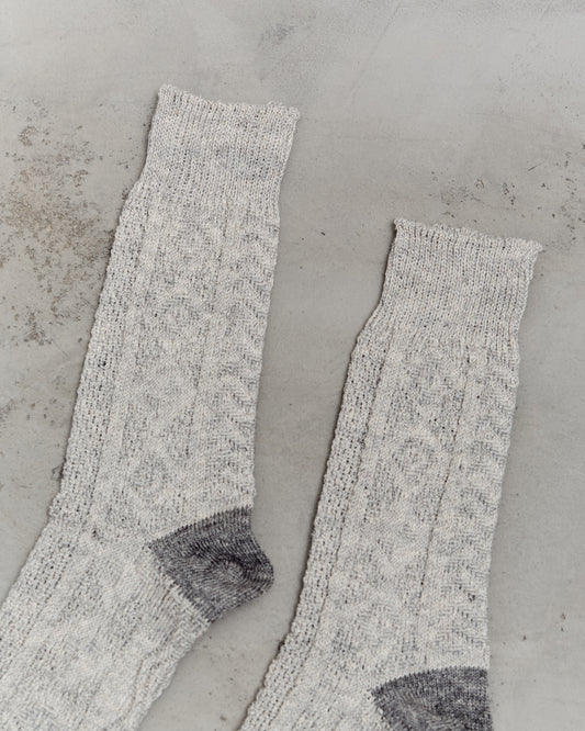 Kapital 96 Yarns Jacquard Kuba Socks, Grey