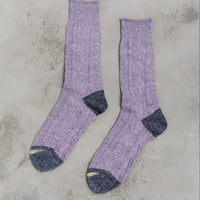 Kapital 96 Yarns Jacquard Kuba Socks, Purple