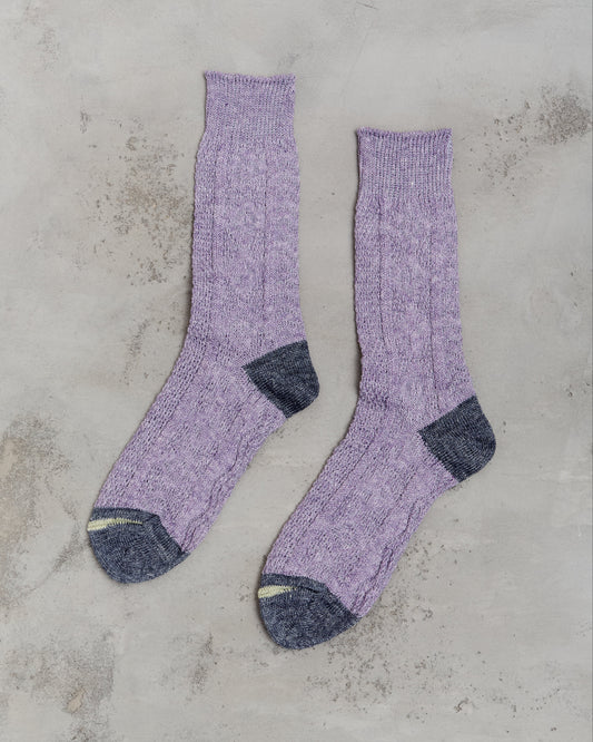 Kapital 96 Yarns Jacquard Kuba Socks, Purple