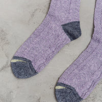 Kapital 96 Yarns Jacquard Kuba Socks, Purple