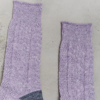 Kapital 96 Yarns Jacquard Kuba Socks, Purple