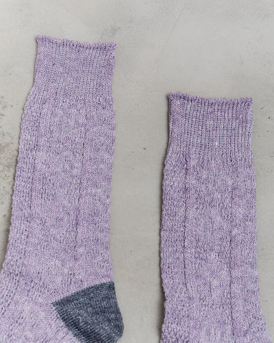 Kapital 96 Yarns Jacquard Kuba Socks, Purple