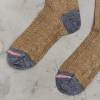 Kapital 96 Yarns Jacquard Kuba Socks, Brown