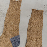 Kapital 96 Yarns Jacquard Kuba Socks, Brown