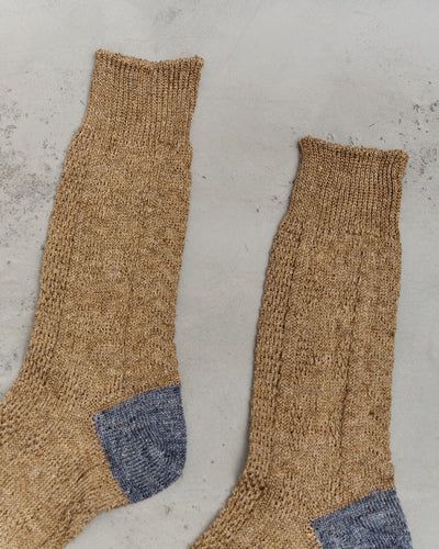 Kapital 96 Yarns Jacquard Kuba Socks, Brown