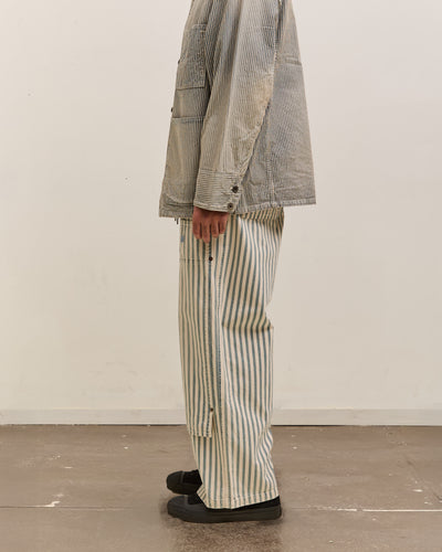 Kapital 9oz French Hickoree W-Knee EASY Baggy Pants Unisex, Hickoree