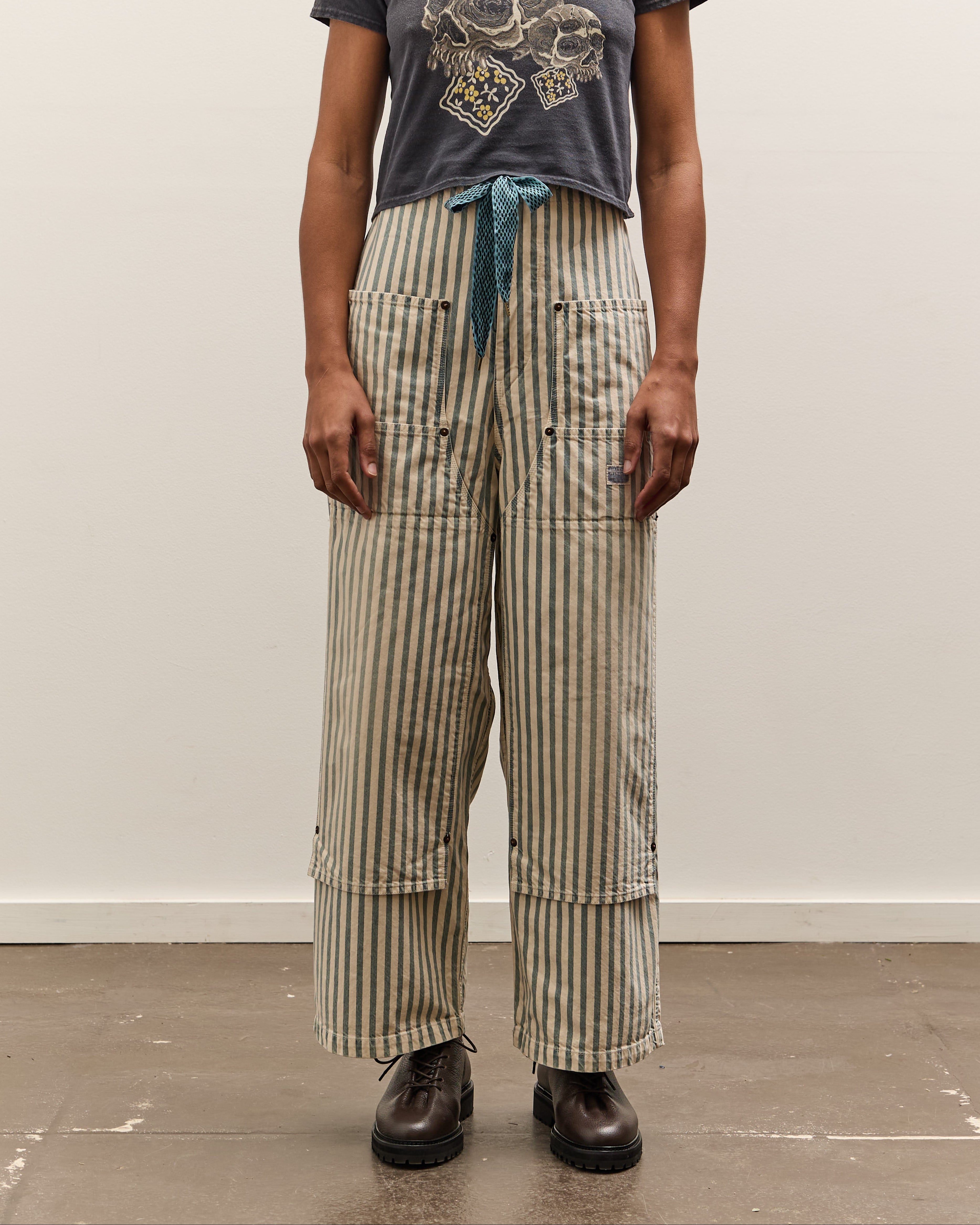 KAPITAL キャピタル リネン ストライプ パンツ KAPITAL キャピタル サイケ パッチワーク ストライプ パンツ｜Yahoo