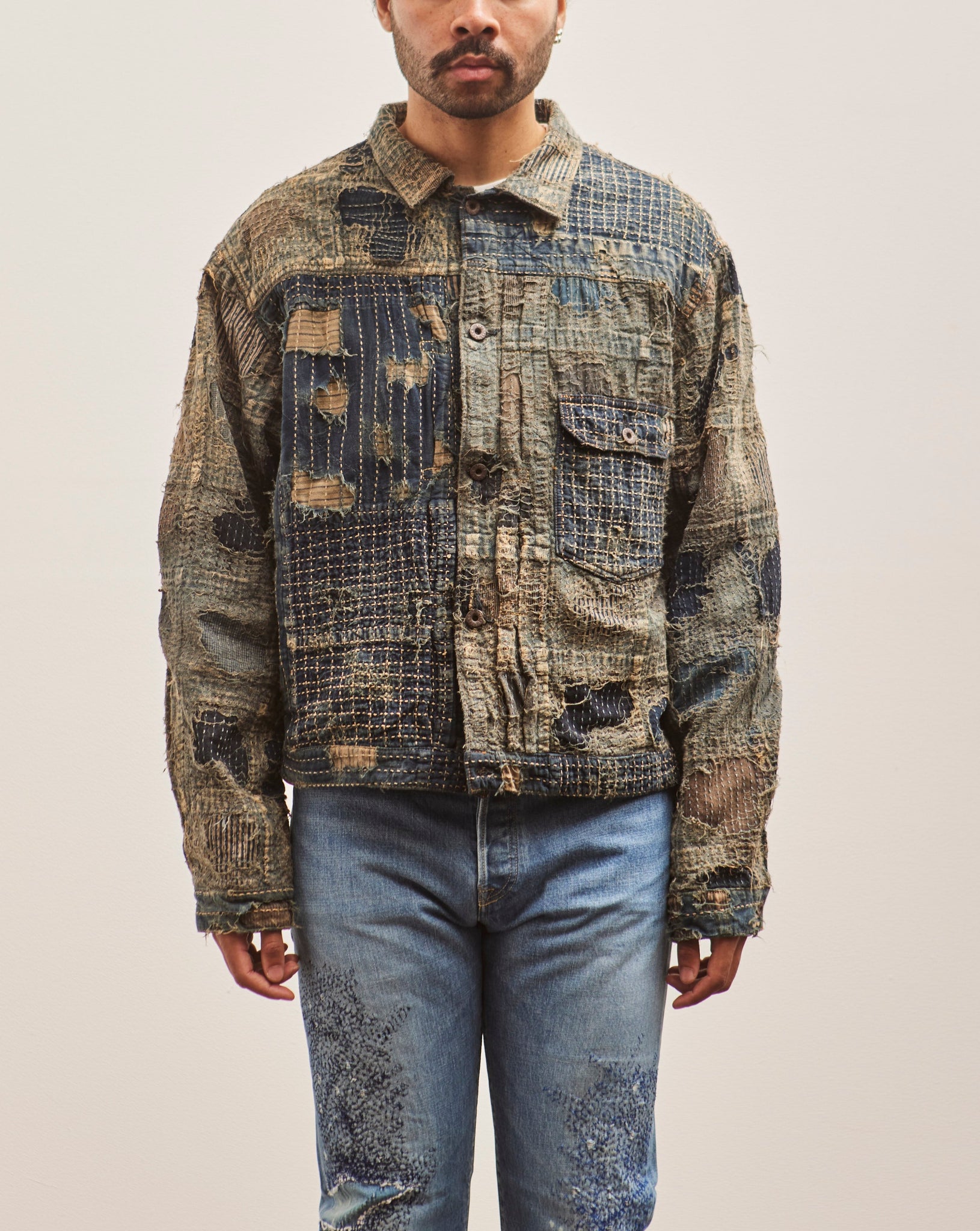 KAPITAL KOUNTRY 1st Boro Denim Jacket - ジャケット・アウター