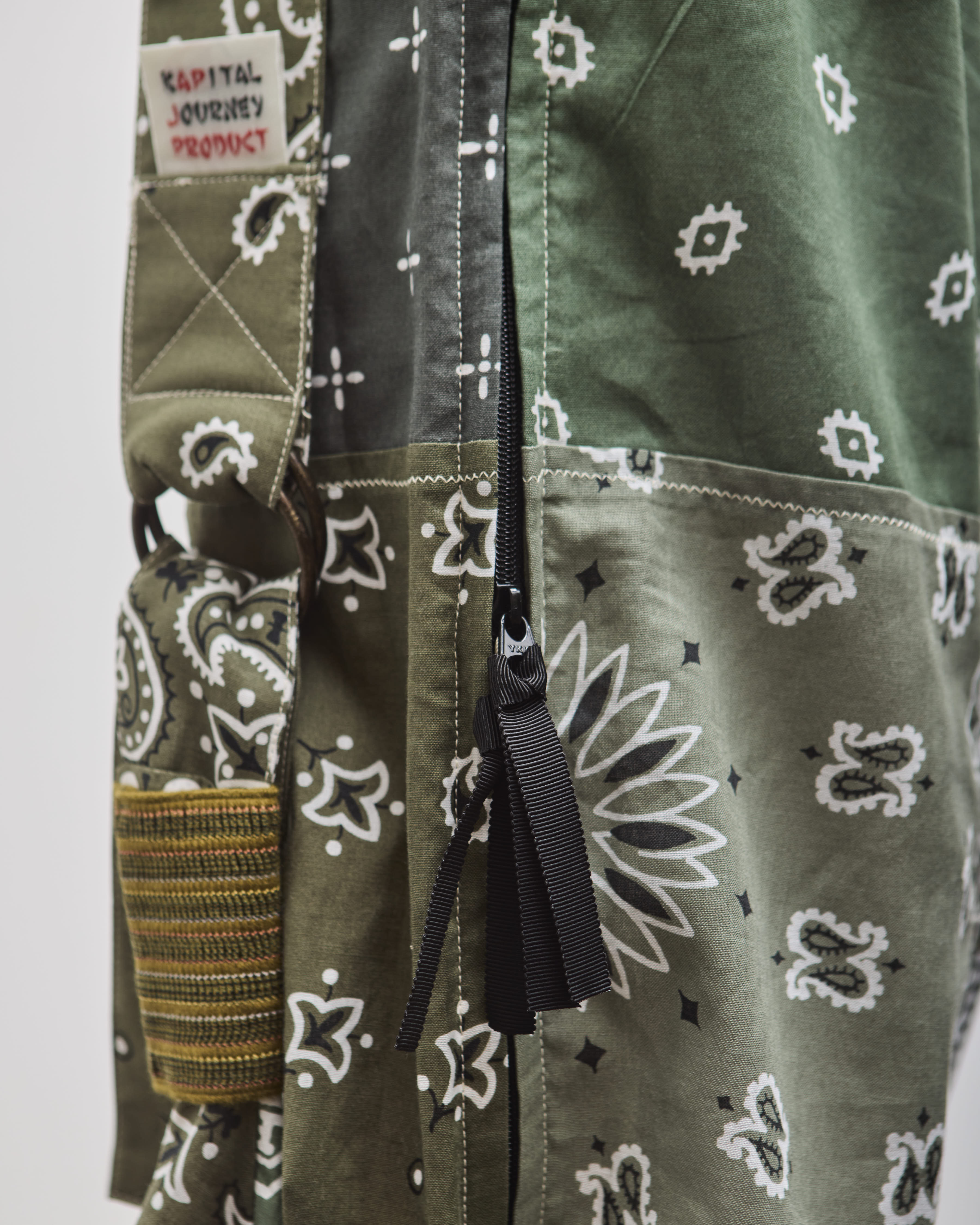 Kapital Bandana Beach Snufkin Bag, Khaki – Glasswing