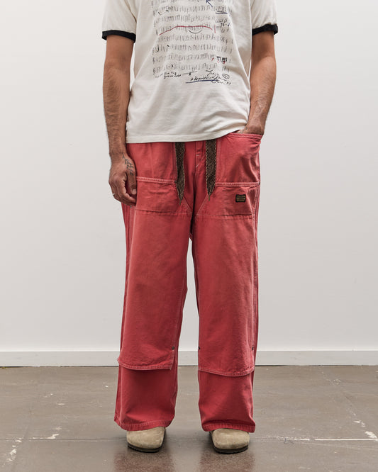 Kapital Canvas W-Knee EASY Baggy Pants, CALIFORNIA R