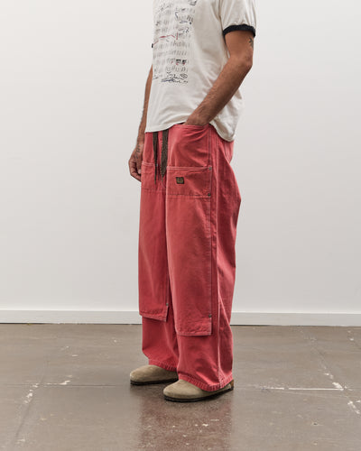 Kapital Canvas W-Knee EASY Baggy Pants, CALIFORNIA R