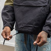 Kapital Unisex Chino 2Tone Nickel 6 Anorak, Khaki Black