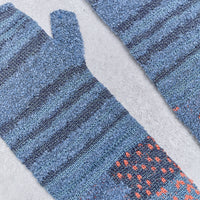 Kapital Gabbeh Patchwork 2 Way Mitten, Blue